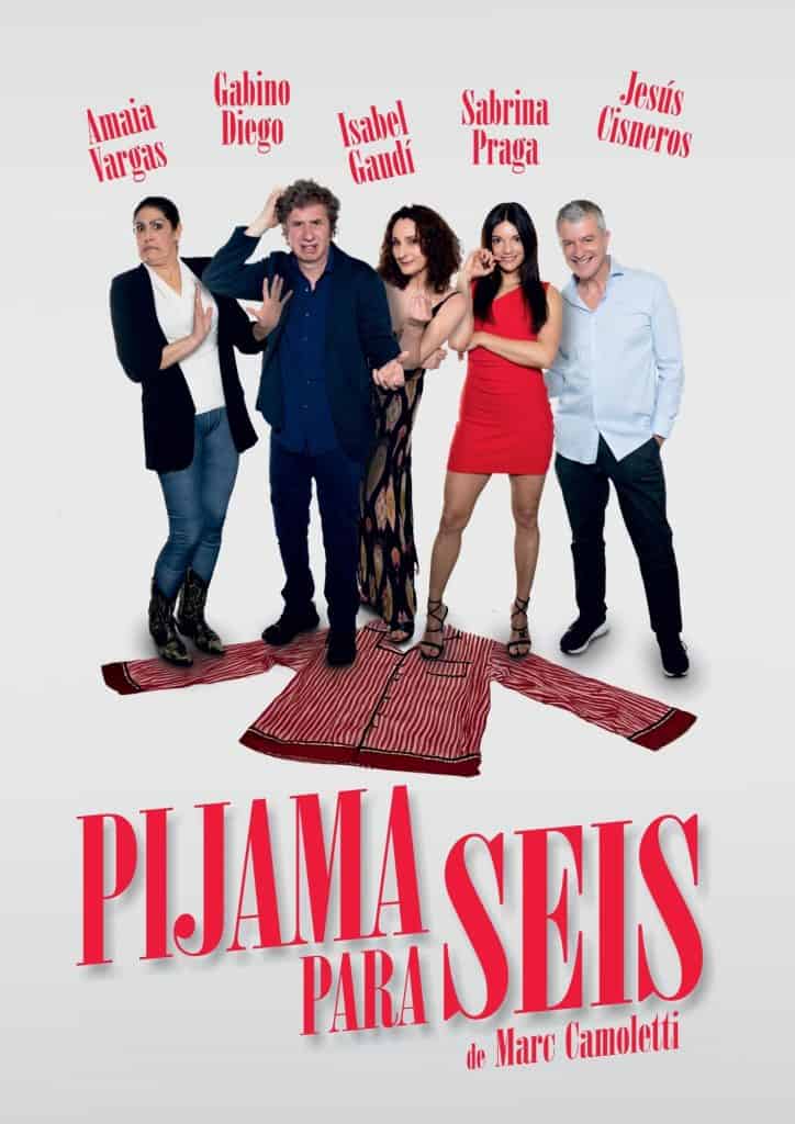 Pijama per a sis, una comèdia d’embolics amb Gabino Diego al Teatre Pereyra