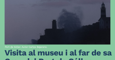 El Museu Marítim de Mallorca programa dues activitats per apropar la museologia i el patrimoni marítim Dues propostes obertes al públic durant el mes de febrer conviden a reflexionar sobre exposicions sostenibles i a descobrir espais clau del litoral mallorquí. Palma / Port de Sóller. 5 de febrer de 2026. El Museu Marítim de Mallorca ha programat aquest mes de febrer dues activitats obertes al públic que combinen reflexió sobre la museologia contemporània i descoberta del patrimoni marítim des del territori. La primera proposta serà la presentació del manual Exposicions amb criteris ecològics als centres culturals, el divendres 13 de febrer a les 18.00 h al C.C. Ses Voltes. Es tracta del cinquè manual de museologia editat per l’Associació de Professionals de la Museologia de Catalunya (AMC) i comptarà amb la participació de l’autora, Anna Alcubierre. La sessió permetrà conèixer criteris i bones pràctiques per avançar cap a exposicions més sostenibles i responsables als centres culturals. La segona activitat serà una visita guiada al Museu de la Mar del Port de Sóller i al far de sa Creu, prevista per al dissabte 7 de febrer a les 10.00 h. El recorregut inclou el Museu de la Mar i el Far de sa Creu, dos espais emblemàtics vinculats a la història marítima de la vall i al paisatge litoral mallorquí. Per participar en aquesta visita cal fer inscripció prèvia abans del 3 de febrer, enviant un correu electrònic a info@museumaritim.net amb el nom complet i el número de DNI. Amb aquestes iniciatives, el Museu Marítim de Mallorca continua reforçant el seu paper com a espai de divulgació, reflexió i connexió entre patrimoni, territori i societat. FITXA SORTIM ⚓ Activitat: Presentació de manual de museologia 📍 Lloc: C.C. Ses Voltes 📌 Municipi: Palma 🗓 Data: Divendres 13 de febrer de 2026 🕕 Hora: 18.00 h 🎟 Preu: Activitat gratuïta 🌊 Activitat: Visita guiada al Museu de la Mar i al far de sa Creu 📍 Lloc: Museu de la Mar i Far de sa Creu 📌 Municipi: Sóller 🗓 Data: Dissabte 7 de febrer de 2026 🕙 Hora: 10.00 h 📩 Inscripció: info@museumaritim.net (fins dia 3 de febrer) 🎟 Preu: Activitat gratuïta amb inscripció prèvia