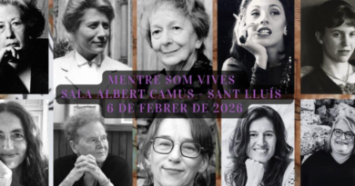 La poesia pren vida a Sant Lluís amb el recital teatralitzat “Mentre som vives”