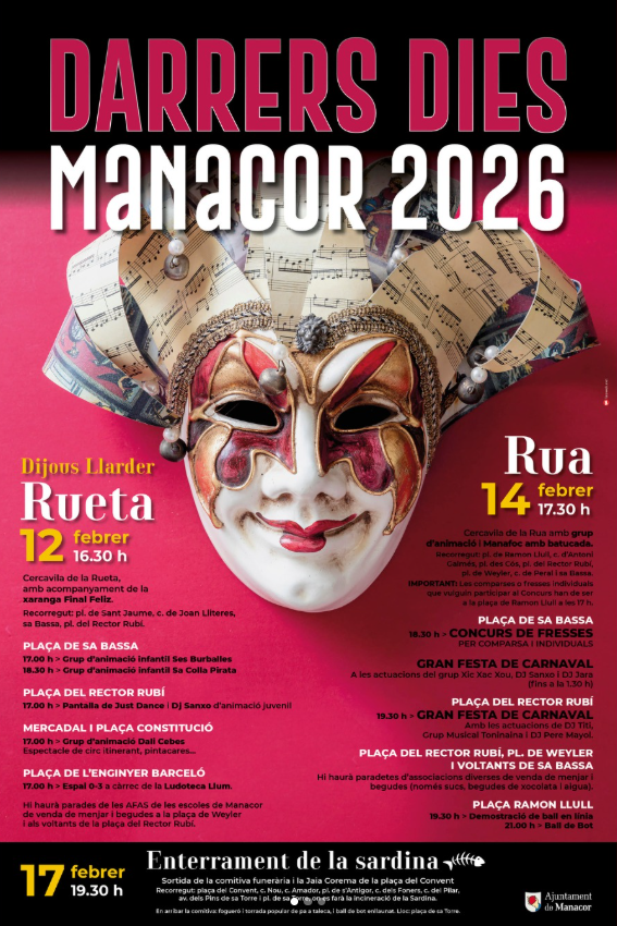Manacor es prepara per als Darrers Dies 2026