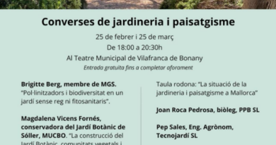 Converses de jardineria i paisatgisme a Vilafranca de Bonany