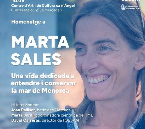Homenatge a Marta Sales a Es Mercadal