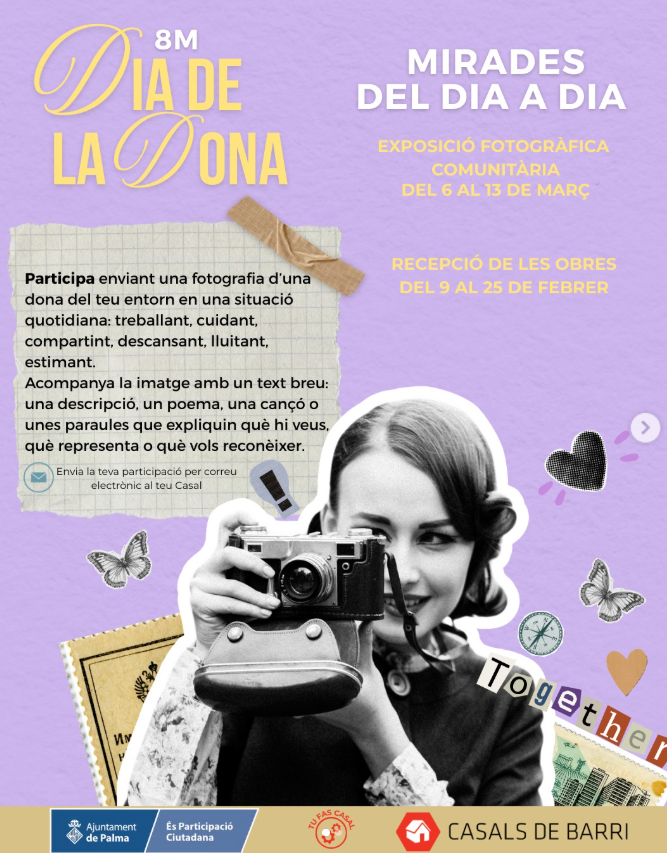 Mirades del dia a dia: exposició comunitària pel 8M als Casals de Barri