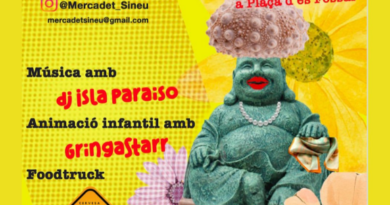 El Mercadet de Segona Mà torna a omplir Sineu de vida aquest dissabte Sineu, 12 de febrer de 2026. La plaça d’es Fossar acollirà aquest dissabte 14 de febrer una nova edició del Mercadet de Segona Mà de Sineu, una cita ja consolidada que combina consum responsable, ambient festiu i dinamització local. De 10.00 a 14.30 h, més de 40 paradetes oferiran roba, llibres, vinils, decoració i tota mena d’objectes amb història pròpia, convidant els visitants a remenar, descobrir tresors inesperats i apostar per la reutilització. La jornada no serà només un espai de compra i intercanvi. El programa inclou música amb DJ Isla Paraíso, animació infantil a càrrec de Gringastarr i una proposta gastronòmica amb foodtruck per completar el matí. L’esdeveniment està organitzat per Lowcost Cultura amb la col·laboració de l’Ajuntament de Sineu i diversos col·lectius locals. Una proposta perfecta per gaudir del poble en família o amb amics, fomentar el consum conscient i donar una segona vida als objectes. 🛍️ FITXA SORTIM 🛒 Esdeveniment: Mercadet de Segona Mà 📍 Lloc: Plaça d’es Fossar – Sineu 📅 Data: 14 de febrer 🕙 Horari: 10.00 – 14.30 h 🎶 Música: DJ Isla Paraíso 🎈 Animació infantil: Gringastarr 🍔 Gastronomia: Foodtruck ♻️ Ambient: Consum responsable i reutilització