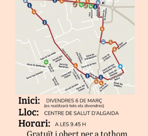 Algaida impulsa una Ruta Saludable per fomentar l’activitat física en comunitat