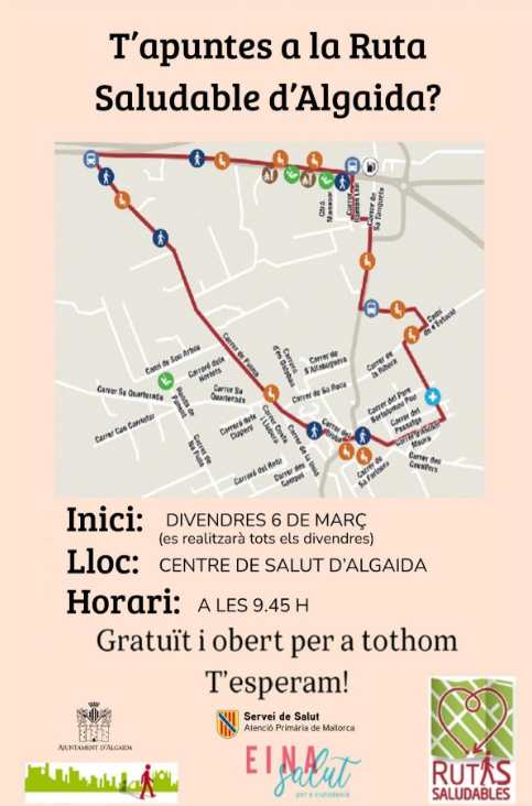 Algaida impulsa una Ruta Saludable per fomentar l’activitat física en comunitat