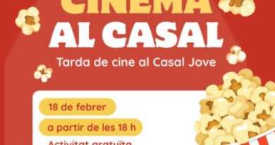 Cinema al Casal Jove de Ferreries: tarda de pantalla gran per als joves