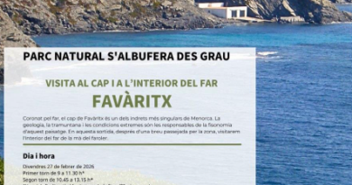 Visita guiada al far de Favàritx dins el Parc Natural de s’Albufera des Grau