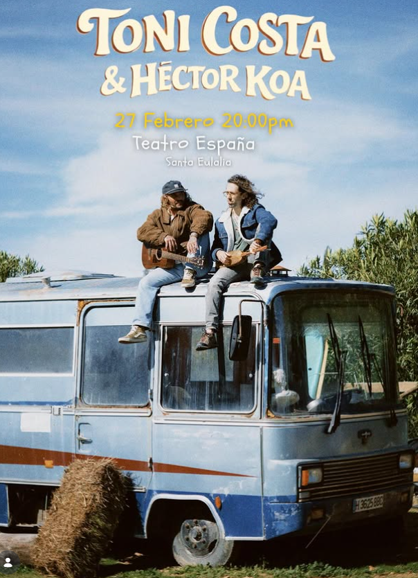 Concert íntim al Teatre de Santa Eulària amb música nascuda dels viatges