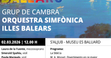 Concert de cambra de l’OSIB a Es Baluard amb entrada lliure