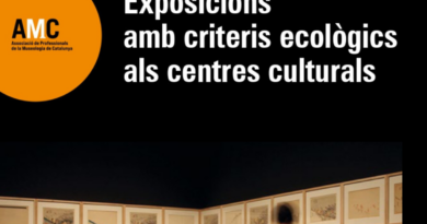Presentació del manual de museologia «Exposicions amb criteris ecològics als centres culturals»