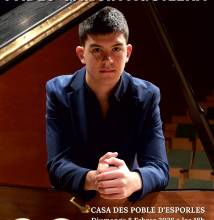 Recital de piano amb Pablo García Aguilera a Casa des Poble