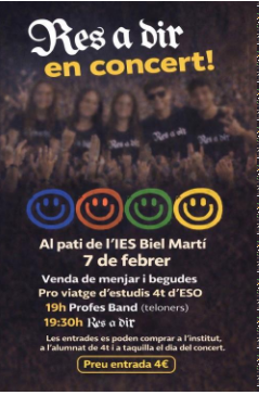 Res a Dir en concert a Es Migjorn Gran