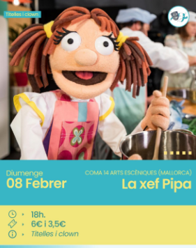 Xup-xup i rialles amb «La Xef Pipa» a Sant Lluís