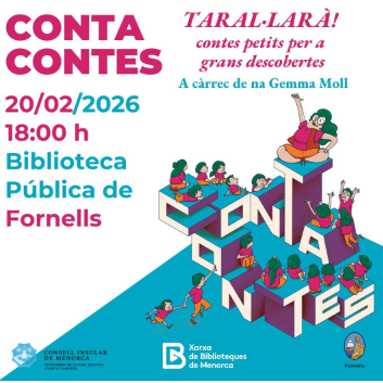 Conta contes: Taral·larà! Contes petits per a grans descobertes a Fornells