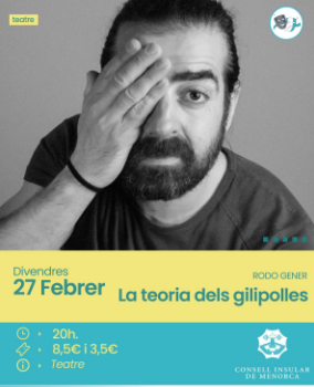 Rodo Gener porta La teoria dels gilipolles a la Sala Albert Camus