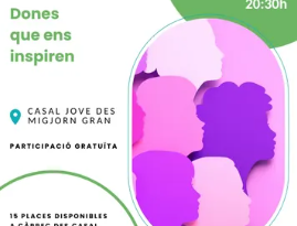 Taller de mural Dones que ens inspiren a Es Migjorn Gran