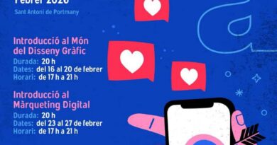 Cursos de disseny gràfic i màrqueting digital per impulsar les competències digitals a Sant Antoni