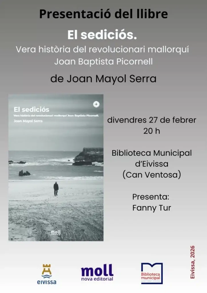 Joan Mayol Serra presenta el seu nou llibre a la Biblioteca Municipal d’Eivissa