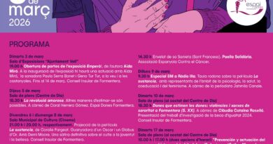 Formentera commemora el Dia Internacional de les Dones amb un ampli programa d’activitats