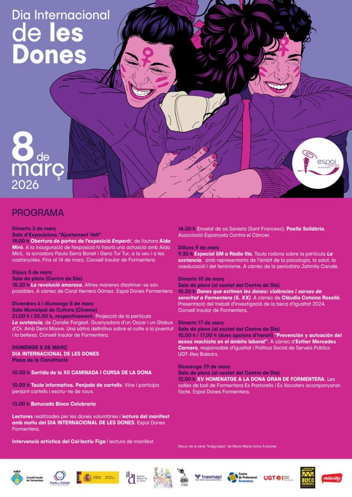 Formentera commemora el Dia Internacional de les Dones amb un ampli programa d’activitats