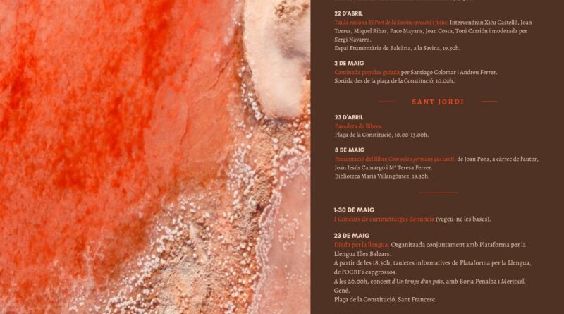 Formentera celebra la XXI Primavera de Cultura amb una programació plena d’activitats fins al juny