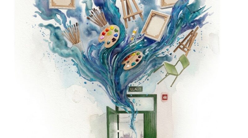 L’alumnat del taller de pintura de Fran Lucas Simón exposa a l’Ajuntament Vell de Formentera
