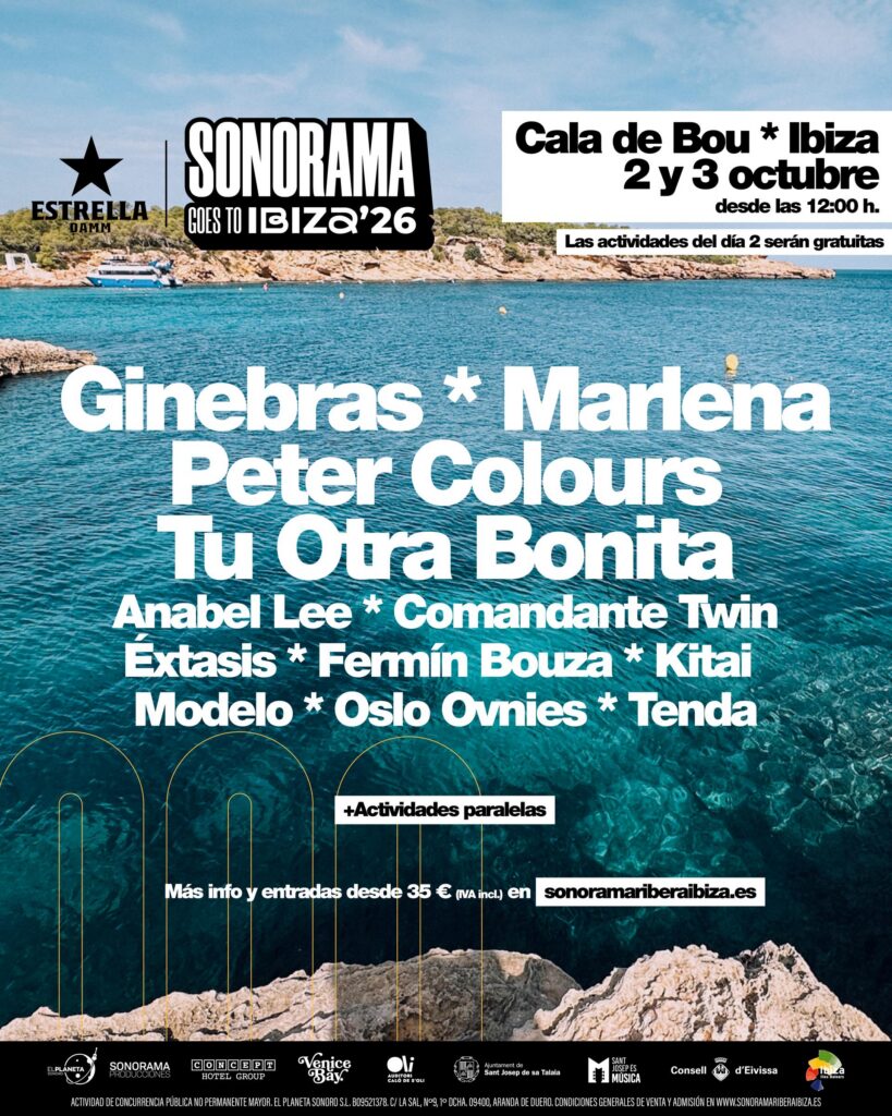 Sonorama Ribera Goes to Ibiza 2026 presenta el cartell complet per a la seva sisena edició