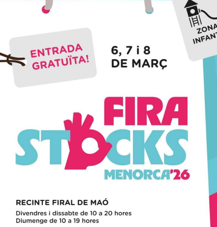 La Fira Stocks Menorca 2026 arriba al Recinte Firal de Maó amb entrada gratuïta