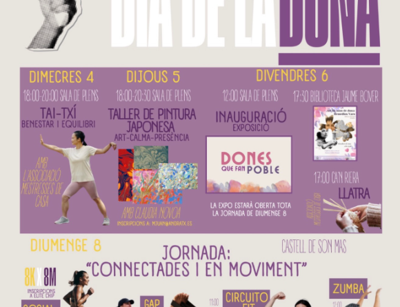 Andratx commemora el 8M amb una setmana d’activitats culturals i esportives