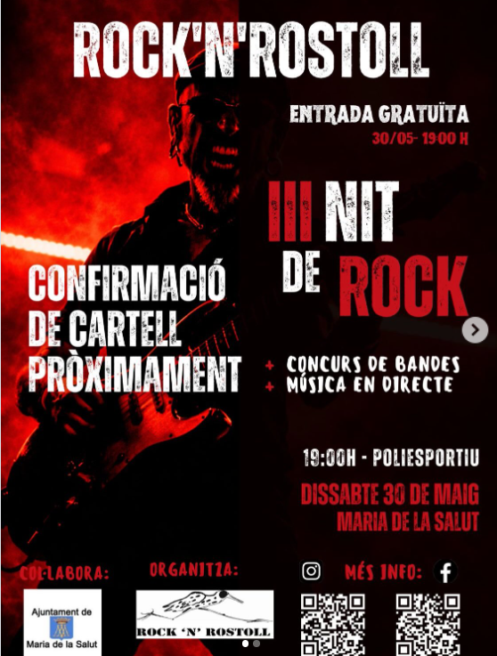 Maria de la Salut escalfa motors amb la III Nit de Rock