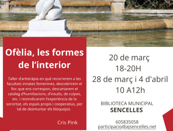 La Biblioteca de Sencelles acull el taller d’artteràpia “Ofèlia, les formes de l’interior”