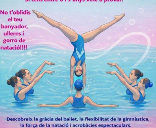 Lloseta acull una jornada de portes obertes per descobrir la natació artística