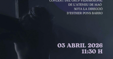 “Les set últimes paraules de Crist a la creu”, concert a Maó per Setmana Santa