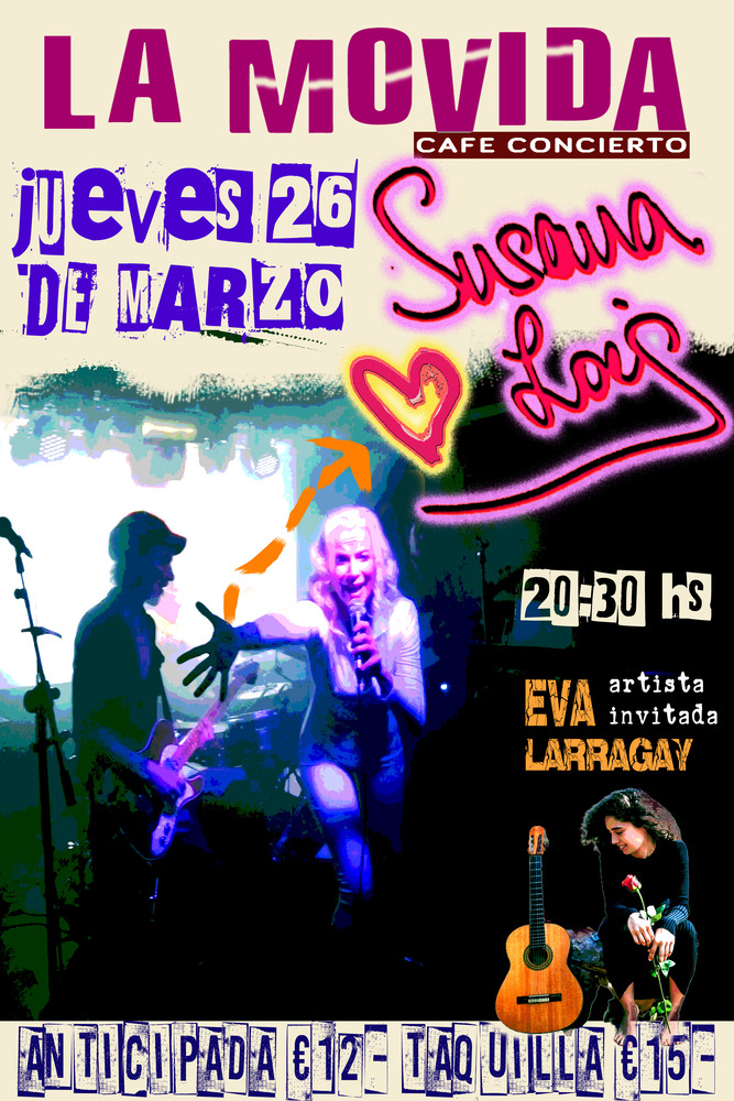 Susana Lois presenta el seu nou disc “Naciéndome” a La Movida Café Concierto de Palma