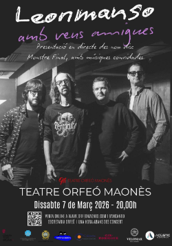 Leonmanso presenta “Amb veus amigues” al Teatre Orfeó Maonès