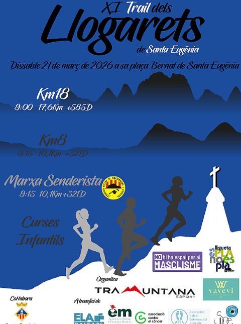 Santa Eugènia acull la XI Trail dels Llogarets, una cursa solidària per camins i paisatges del municipi
