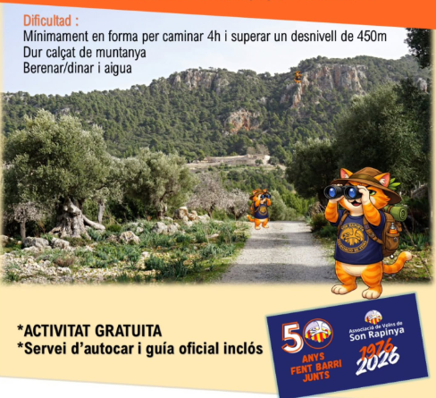 Excursió d’Estellencs a Banyalbufar amb l’Associació de Veïns de Son Rapinya