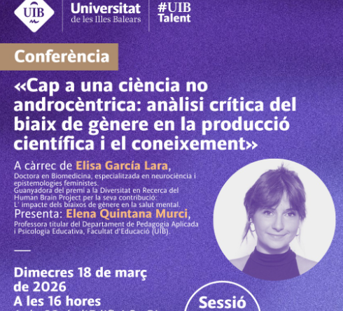 La UIB acull una conferència sobre el biaix de gènere en la ciència