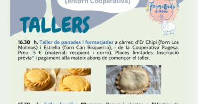 Pollença celebra la tercera jornada “Per Pasqua també compram producte local” amb tallers gastronòmics i familiars