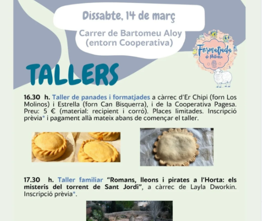 Pollença celebra la tercera jornada “Per Pasqua també compram producte local” amb tallers gastronòmics i familiars