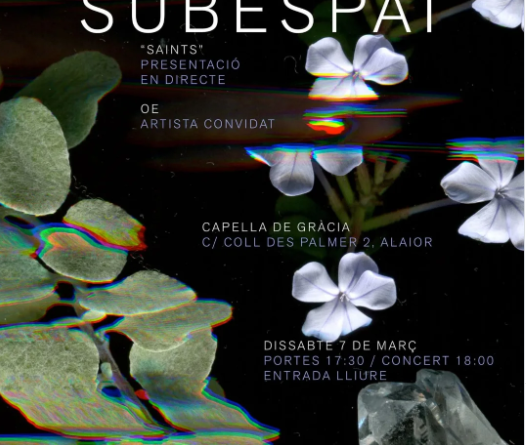 SUBESPAI presenta el seu nou treball “Saints” a la Capella de Gràcia d’Alaior