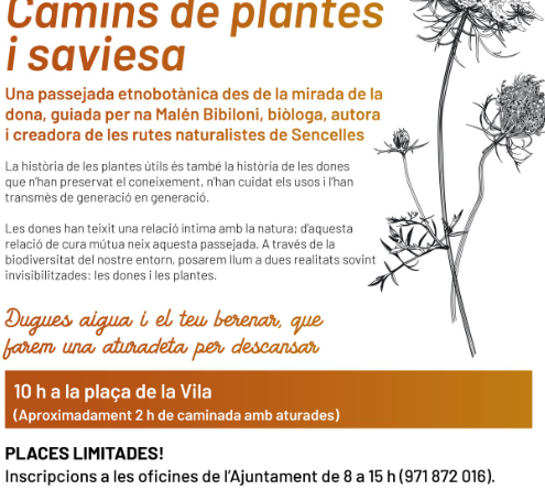 Sencelles organitza una passejada etnobotànica sobre plantes i saviesa popular