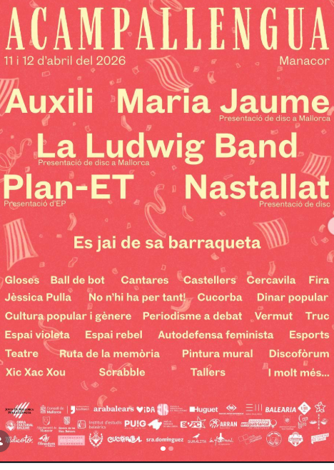 L’Acampallengua celebra la seva 15a edició a Manacor amb música, cultura i reivindicació