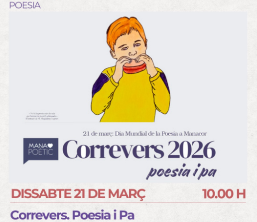 El Correvers 2026 omple Manacor de poesia entre forns i carrers