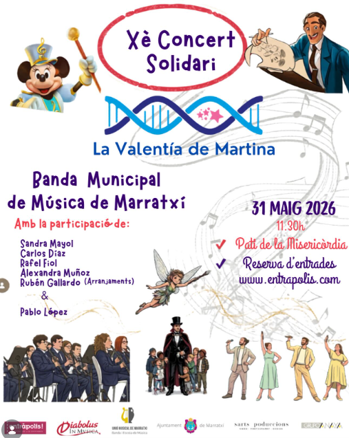 Concert solidari “La Valentia de Martina” amb la Banda Municipal de Marratxí