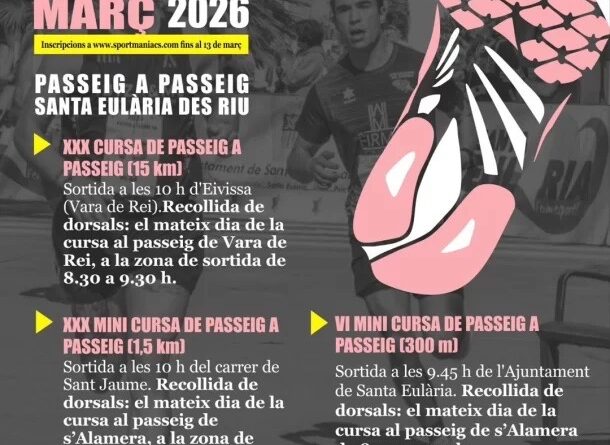 La Cursa de Passeig a Passeig celebra la seva XXX edició entre Eivissa i Santa Eulària