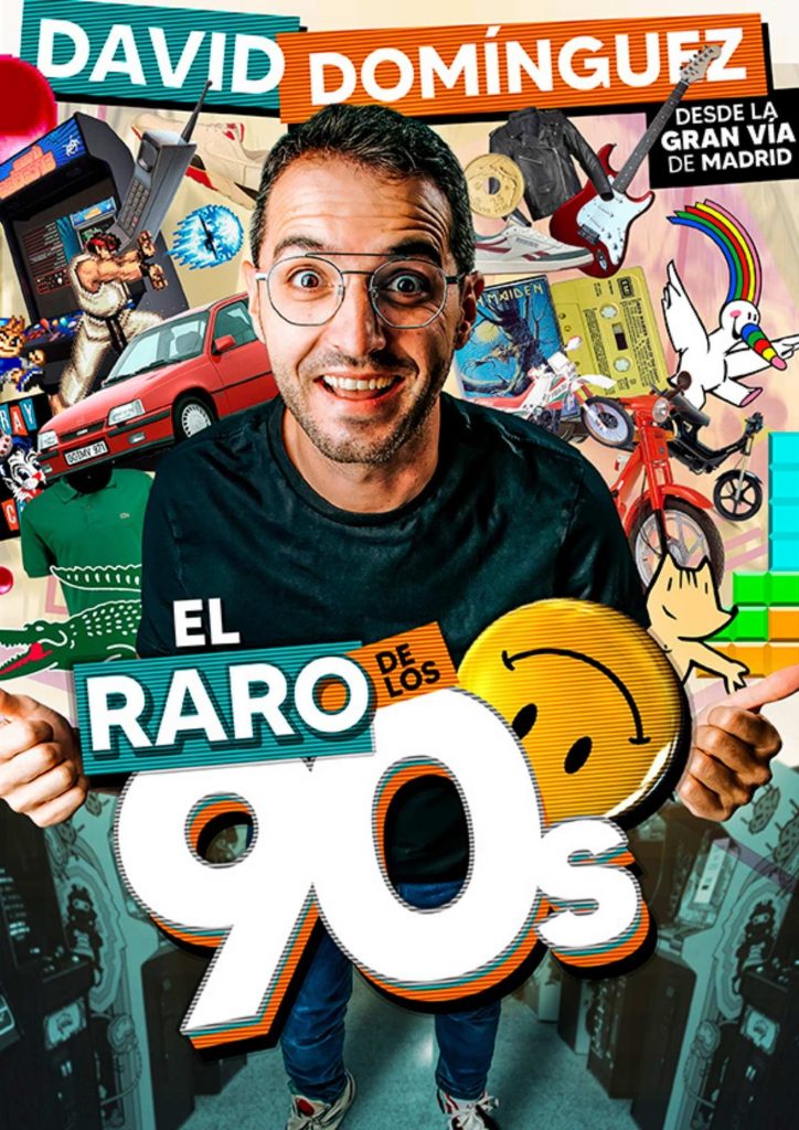“El raro de los 90”, el humor generacional de David Domínguez llega al Teatro Pereyra