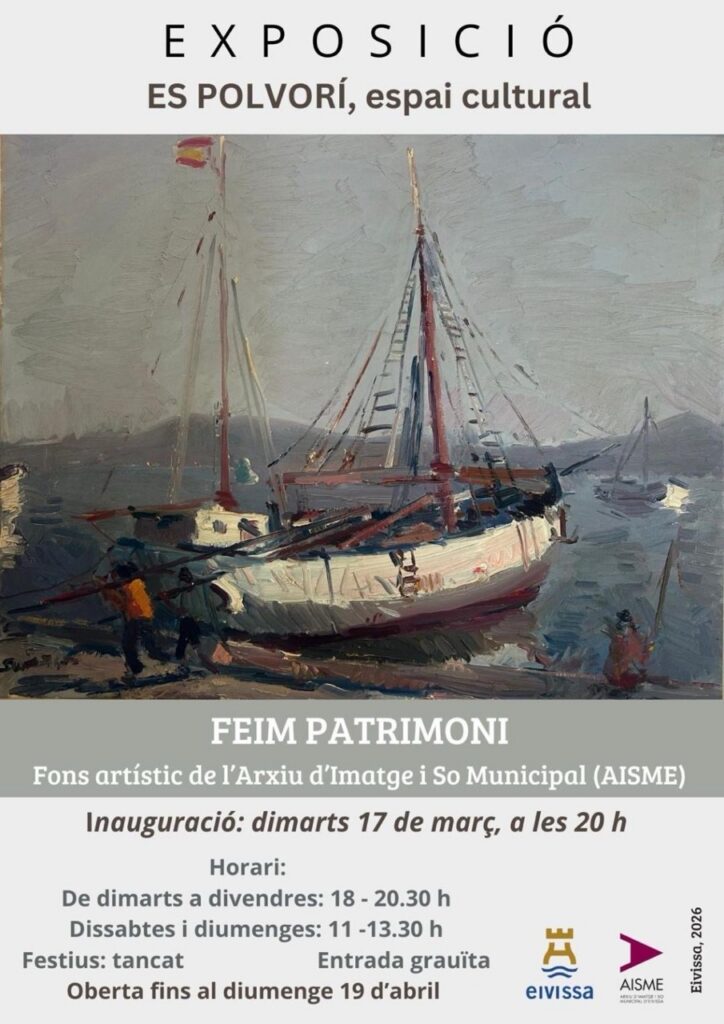 “Feim Patrimoni”, obres inèdites del fons artístic d’Eivissa a Es Polvorí