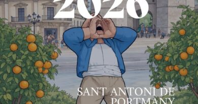 Sant Antoni celebra el 25è aniversari de les Falles a Eivissa